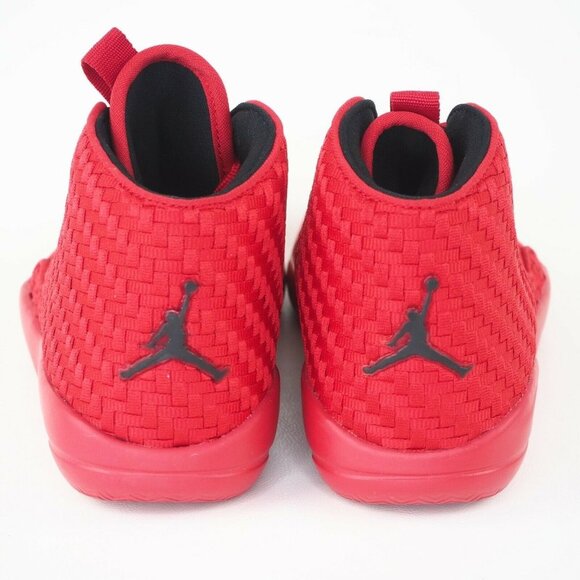 Nike Air Eclipse Chukka Woven BG Boys Shoes Red Basketball - Picture 4 of 11
